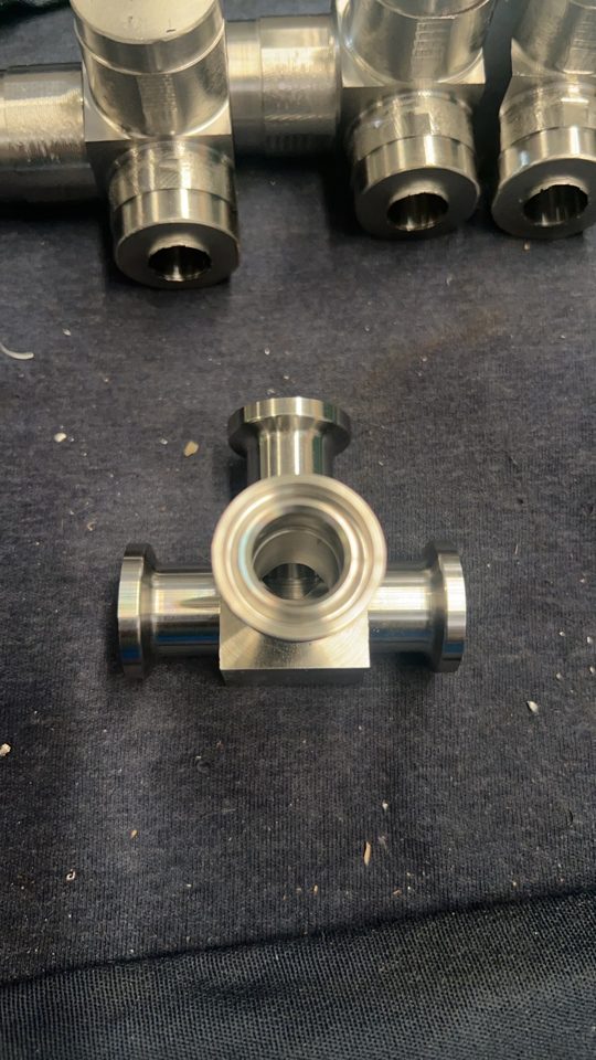 Edelstahl-Vakuumfittings